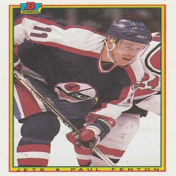 Paul Fenton - Winnipeg Jets NHL Hockey Card Collection - Picture 2 of 3